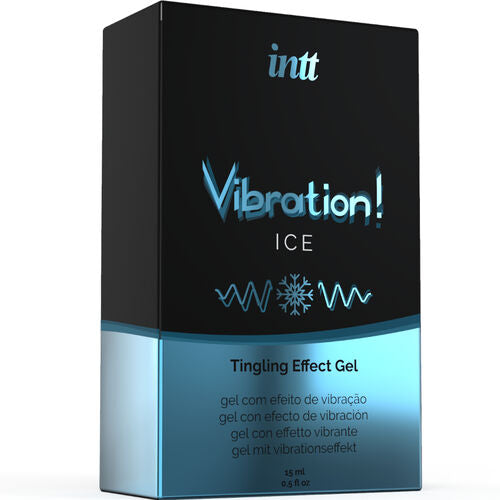 INTT - PODEROSO ESTIMULANTE ÍNTIMO GEL VIBRADOR EFEITO FRIO 15ML