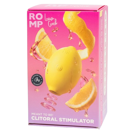 ROMP - LEMON CRUSH PLEASURE AIR ESTIMULADOR CLITÓRICO AMARELO