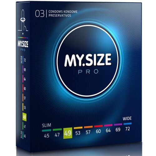 MY SIZE - PRO PRESERVATIVOS 49 MM 3 UNIDADES