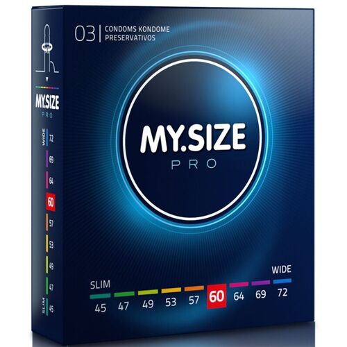 MY SIZE - PRO PRESERVATIVOS 60 MM 3 UNIDADES