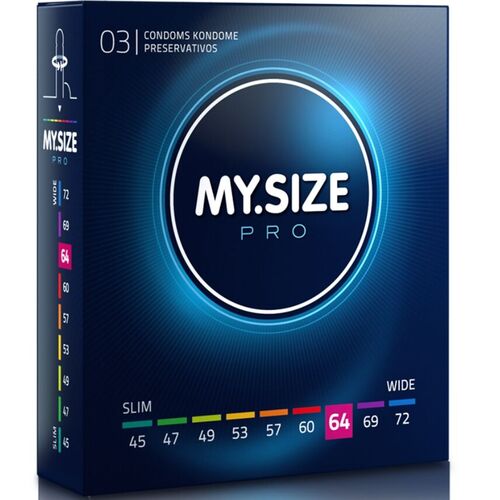 MY SIZE - PRO PRESERVATIVOS 64 MM 3 UNIDADES