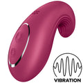 SATISFYER - VIBRADOR LAY-ON DIPPING DELIGHT VERMELHO