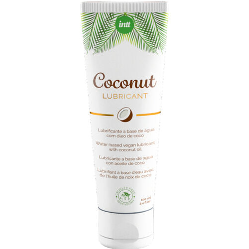 INTT - LUBRIFICANTE VEGANO BASE DE AGUA COM INTENSO SABOR DE COCO