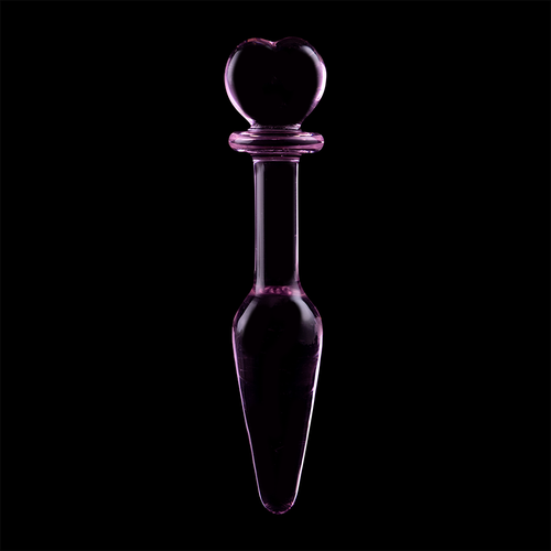 NEBULA SERIES BY IBIZA - MODELO 7 ANAL PLUG VIDRO BOROSILICADO ROSA 13.5 CM -O- 3 CM
