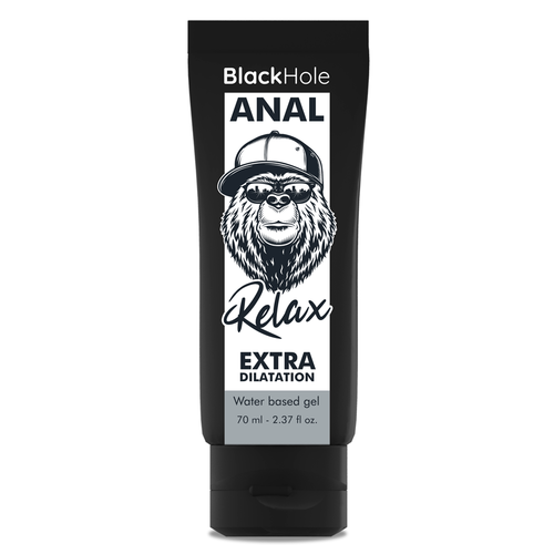 BLACK HOLE - GEL DILATADOR ANAL À BASE DE ÁGUA 70 ML