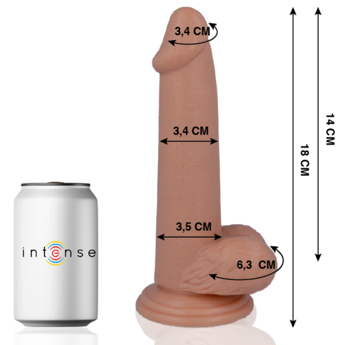 MR INTENSE - 10 REALISTIC PENIS 18 CM -O- 3.4 CM