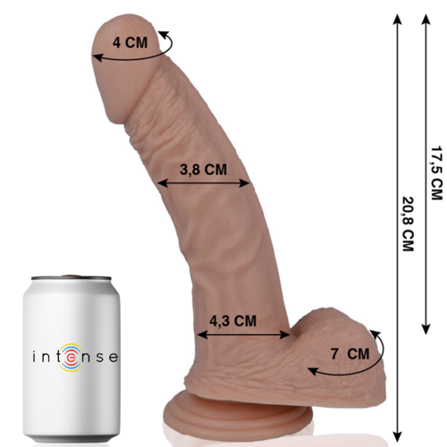 MR INTENSE - 23 REALISTIC PENIS 20.8 CM -O- 3.8 CM