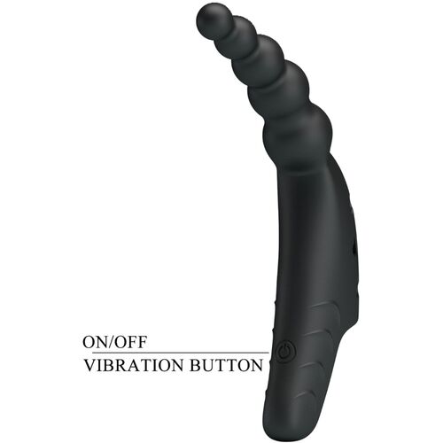 PRETTY LOVE - VIBRADOR DE DEDO JORDIN 10 VIBRAÇÕES PRETO