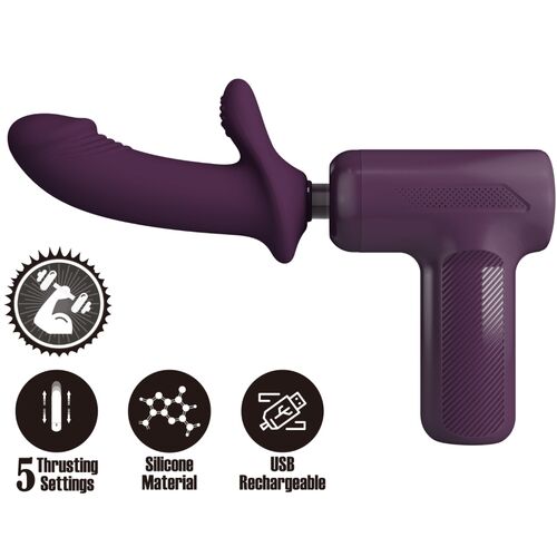 PRETTY LOVE - DJ SCHOLAR MASSAGER 5 CONFIGURAÇÕES ROXO