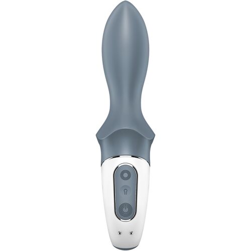 SATISFYER - BOMBA DE AR BOOTY 1 VIBRADOR INFLÁVEL ANAL CINZA