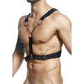 MOB - DNGEON CROSSED BLACK CHAIN HARNESS TAMANHO ÚNICO