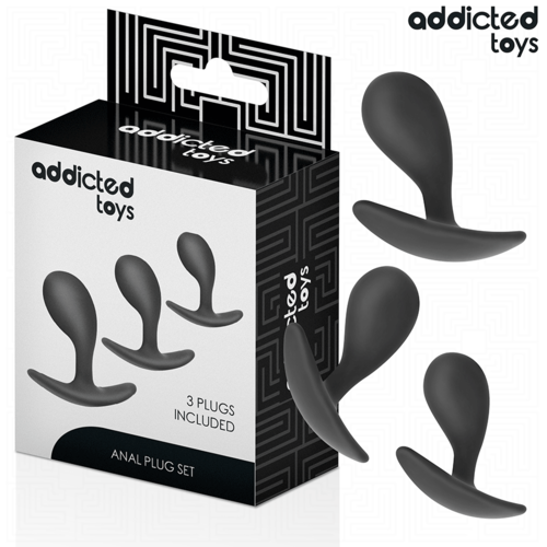 ADDICTED TOYS - CONJUNTO DE 3 PLUG ANAL MODELO 3