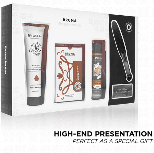BRUMA XPERIENCE - KIT DOCE TENTAÇÃO BOLO AMERICANO VIBRO-ORGÁSMICO