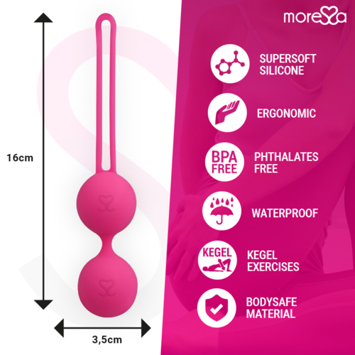 MORESSA - OSIAN DOIS SILICONE PREMIUM ROSA
