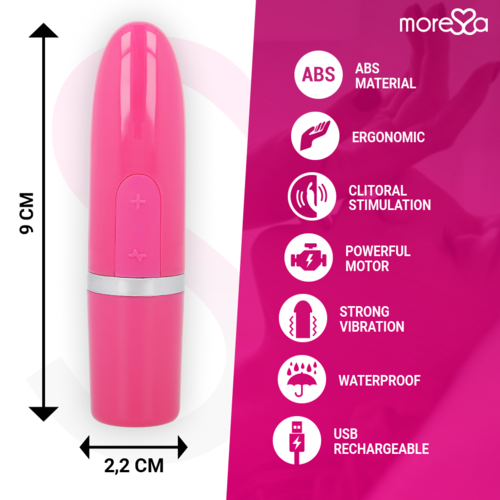 MORESSA - IVY VIBRADOR ESTIMULADOR VIAGEM ROSA
