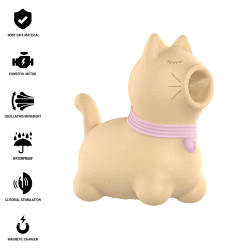 INTENSE - ESTIMULADOR TOULOUSE COM LÍNGUA ROTATIVA 360º AMARELO