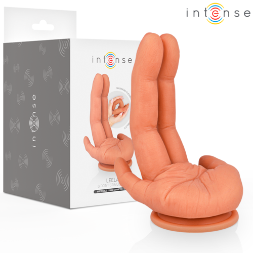 INTENSE - ESTIMULADOR DE PONTO G LEELA MÃO FLEXÍVEL 12,6 CM