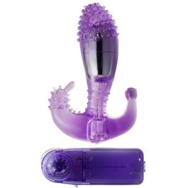 BAILE - ESTIMULADOR VAGINAL E ANAL LILAC COM VIBRAÇÃO