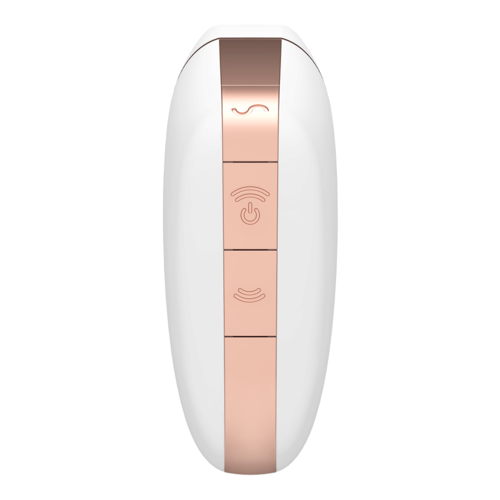 SATISFYER - ESTIMULADOR E VIBRADOR LOVE TRIANGLE BRANCO