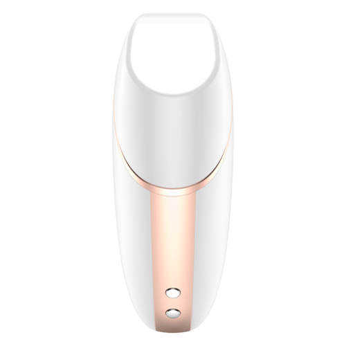 SATISFYER - ESTIMULADOR E VIBRADOR LOVE TRIANGLE BRANCO