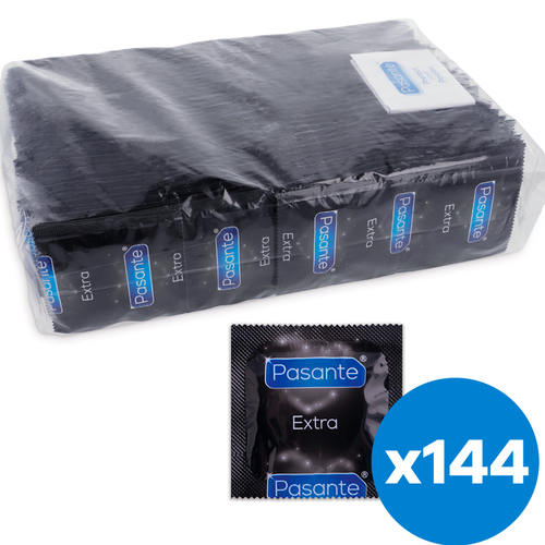 PASANTE - PRESERVATIVOS EXTRA 144 UNIDADES